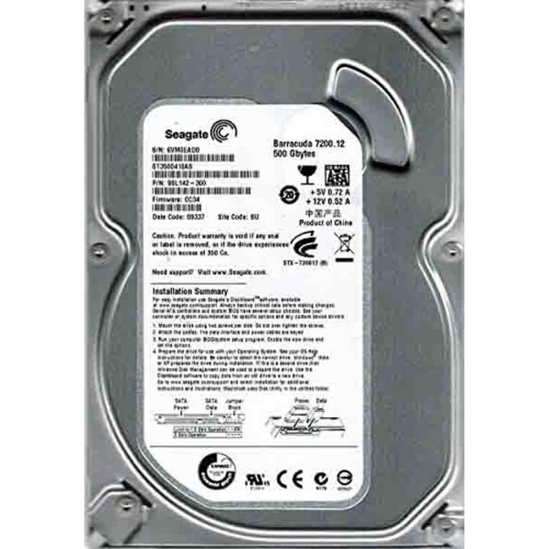 

Накопитель HDD SATA 500Gb Seagate 16Mb (ST3500418AS) гар. 12 мес. Refurbished