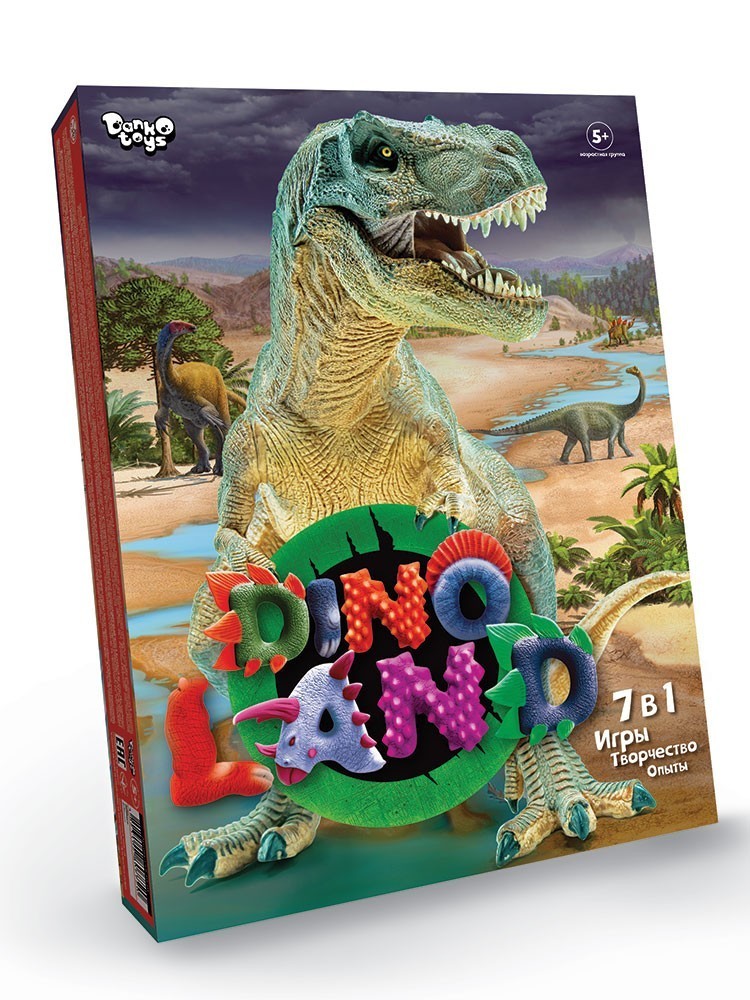 

Игровой набор Danko toys Dino Land 7в1