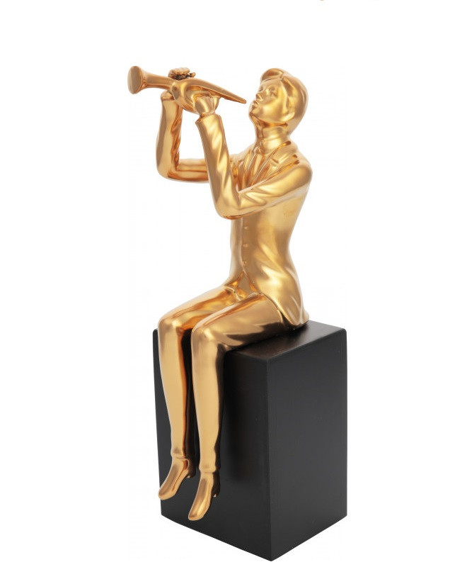 

Декоративная статуэтка Kayoom Trombone Player Gold