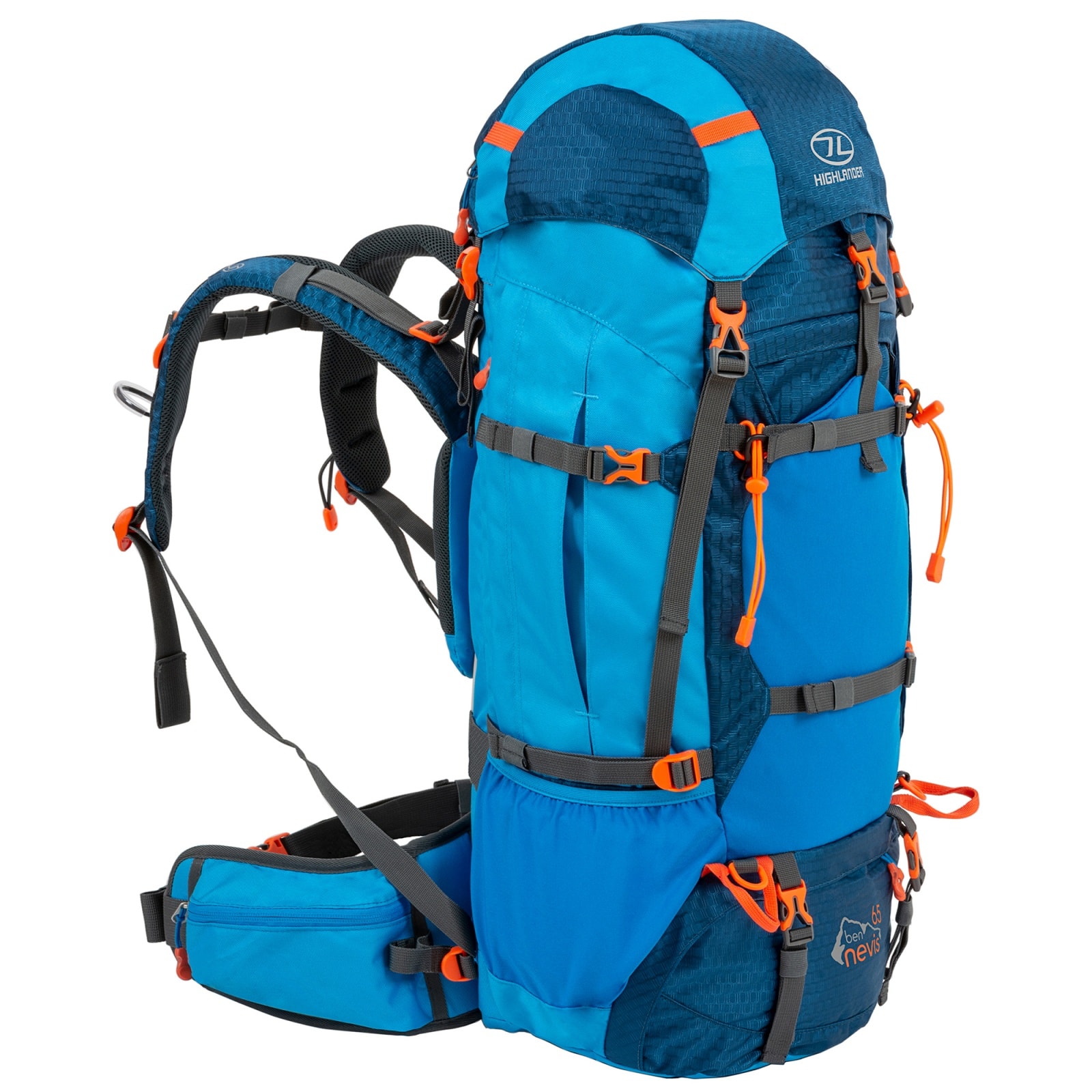 

Рюкзак туристический Highlander Ben Nevis 65 Blue (927860) (5034358040093)