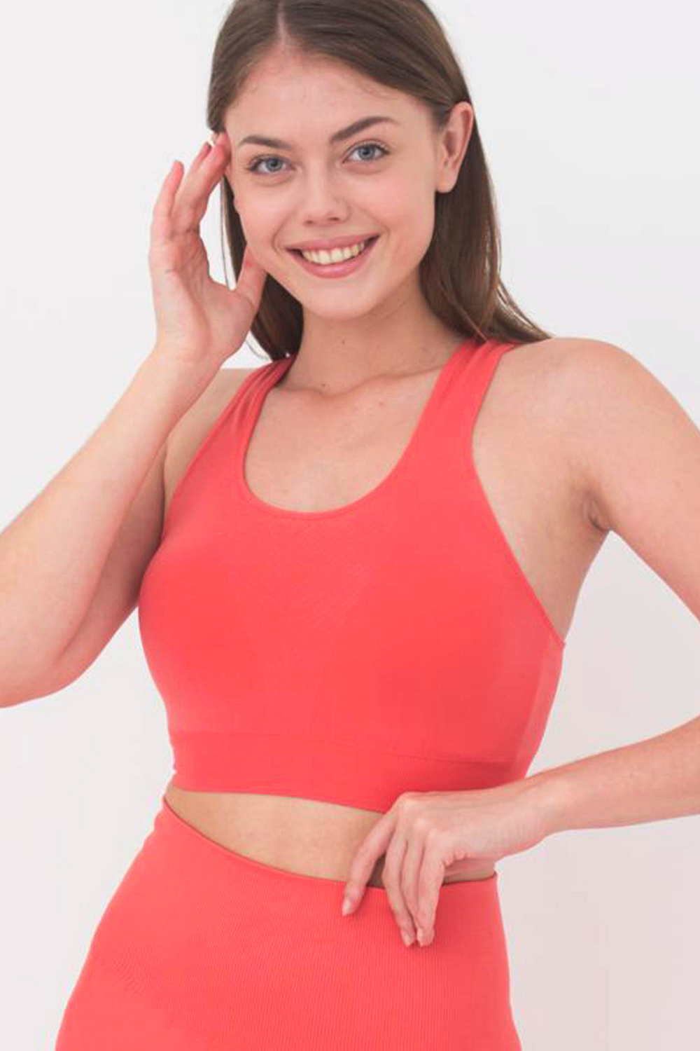 

Топ спортивный GIULIA TOP ENERGY Burnt coral S/M Коралловый