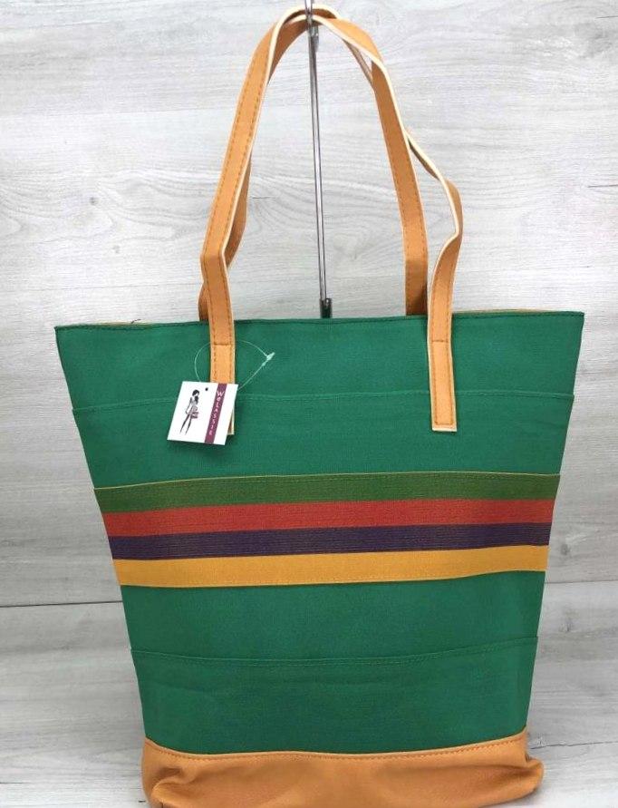

Яркая пляжная сумка Aliri-552-12 зеленая
