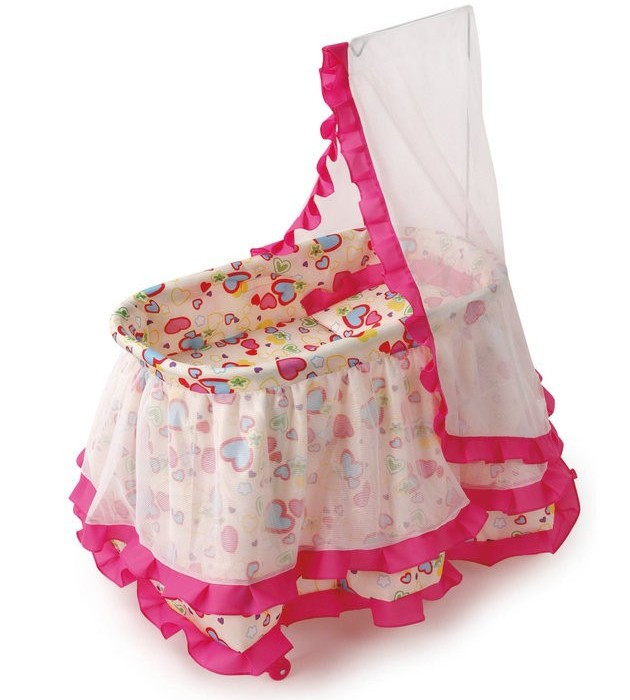 

Кроватка для кукол MELOGO с балдахином (61х43х10) R91060-9376