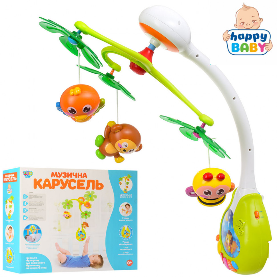 

Музыкальная карусель Happy Baby для кроватки R91073-818k