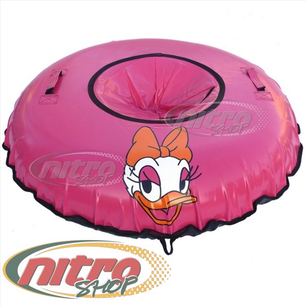 

Тюбинг Daisy Duck D100 ПВХ 650г/м.кв и 750г/м.кв ватрушка шайба бублик цвет Розовый Черный
