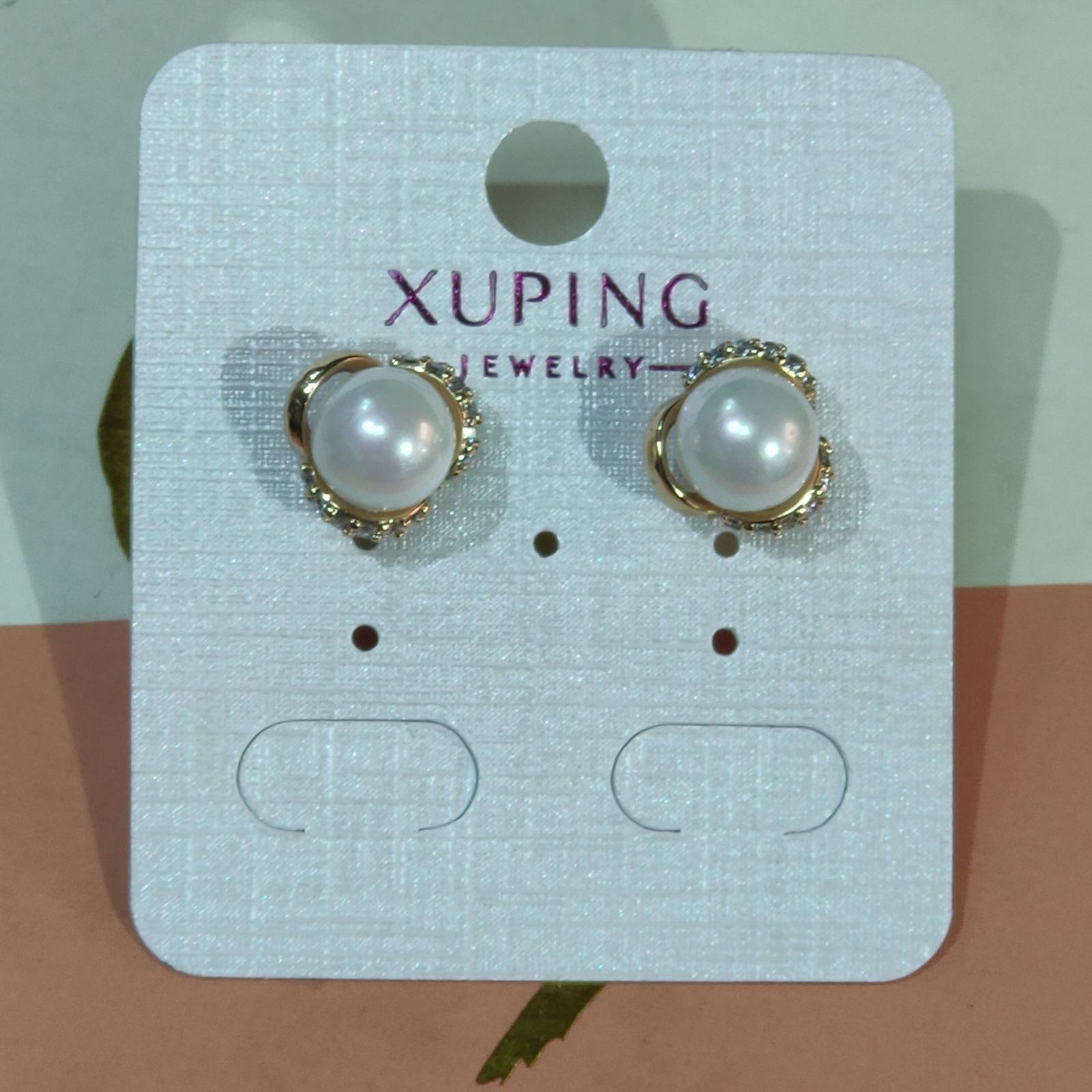 

Серьги Xuping позолота с жемчужиной 99777