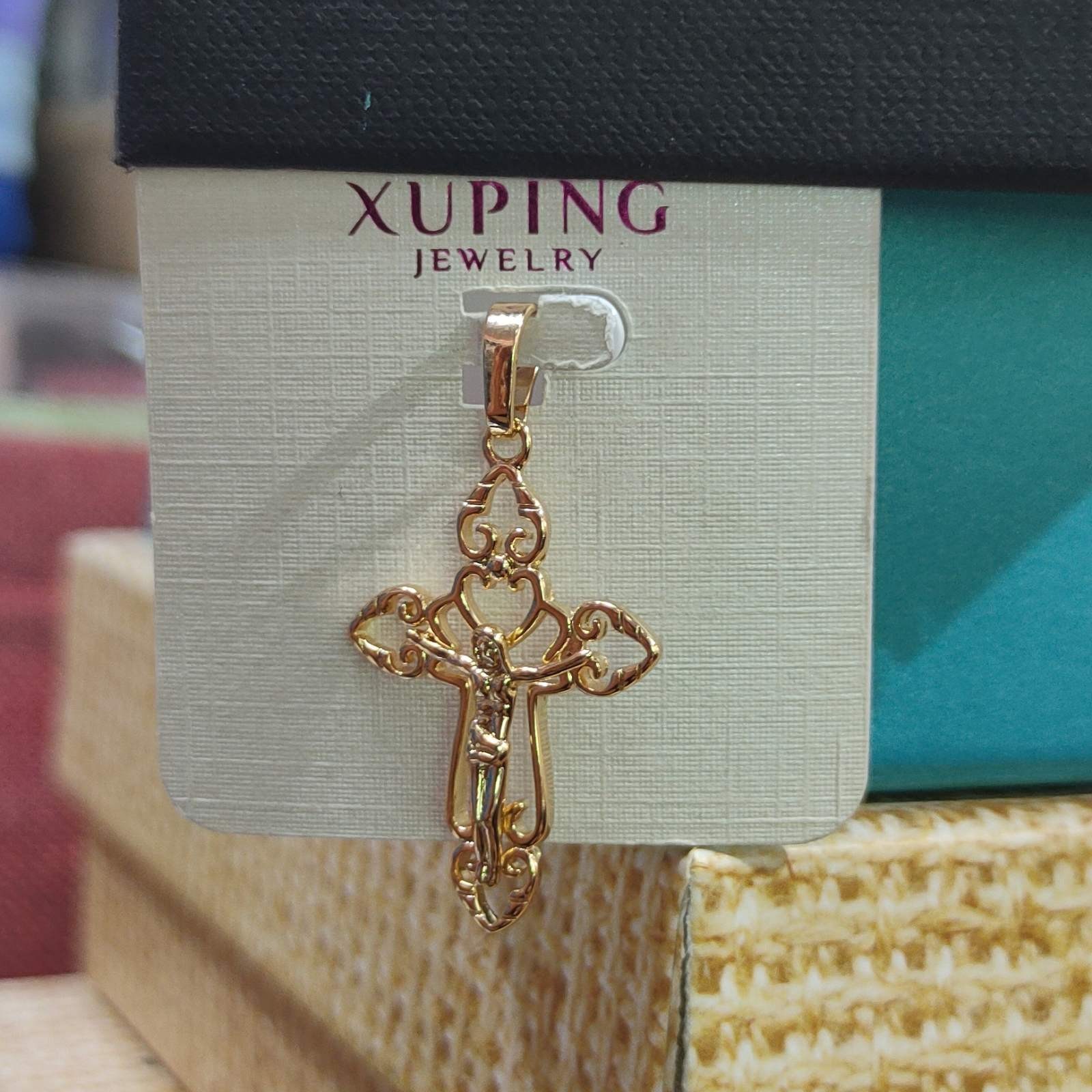 

Кулон Xuping Крест позолота 61018
