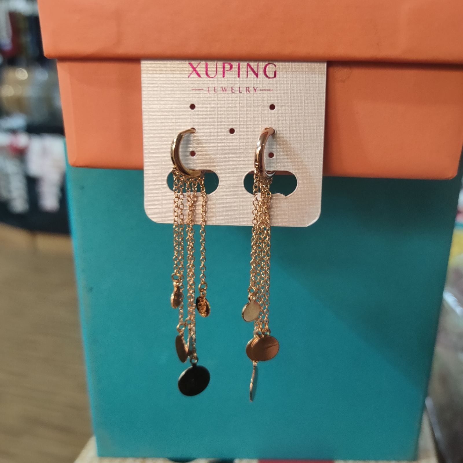 

Серьги Xuping позолота 99858