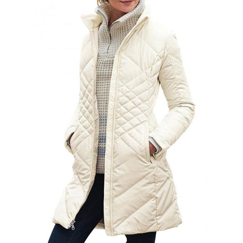 

Парка Eddie Bauer Womens Essential Down Parka IVORY L Белый