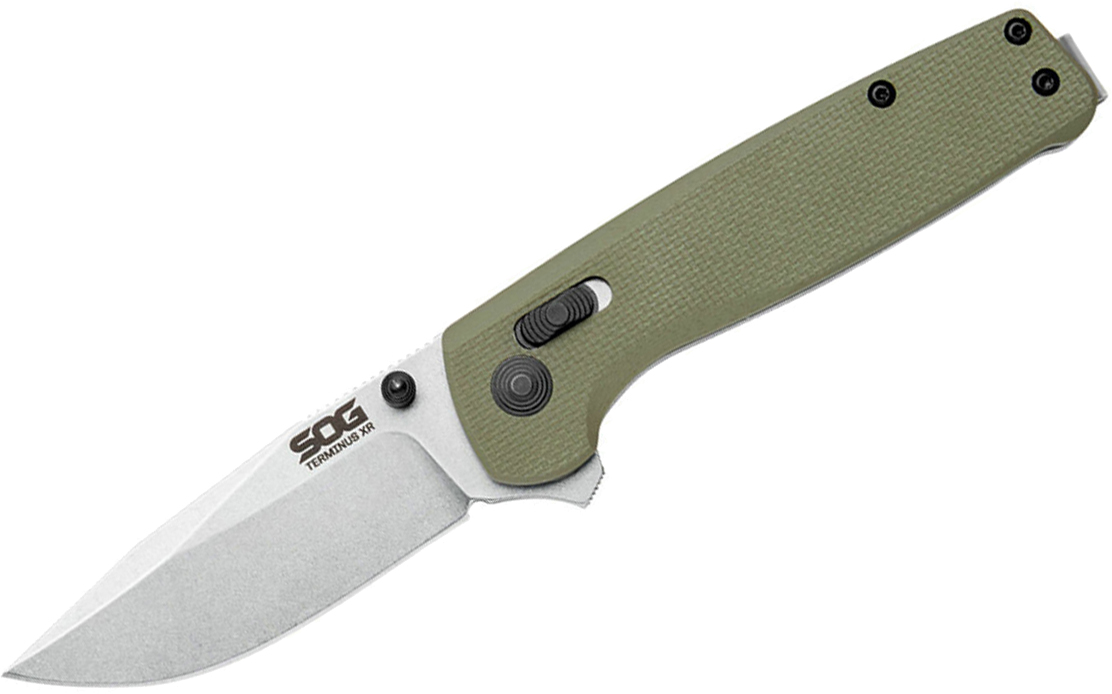 

Нож SOG Terminus XR G10 OD Green TM1022-CP