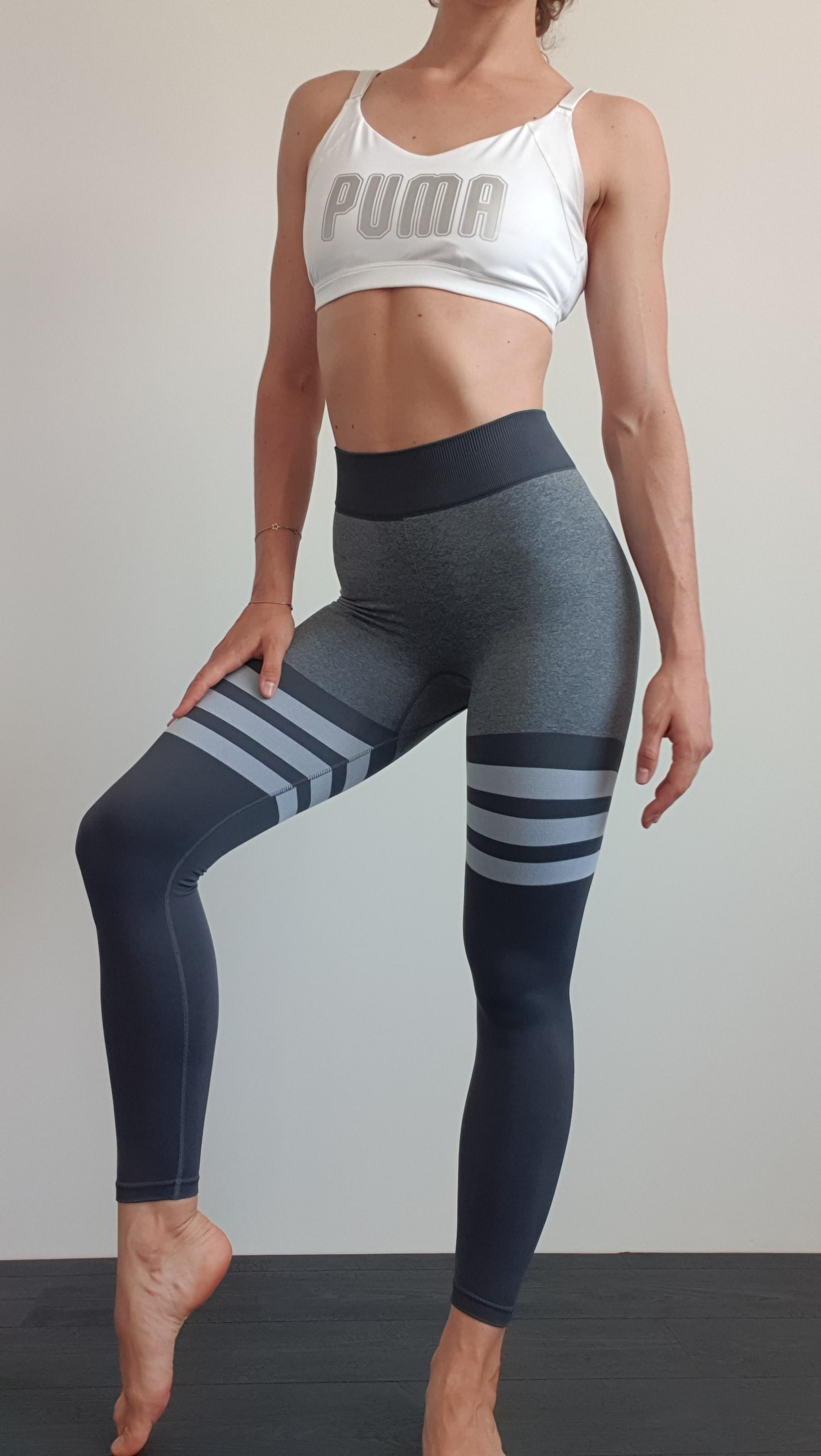 

Легинсы для фитнеса Skyset с Push Up, Grey спортивные (S)