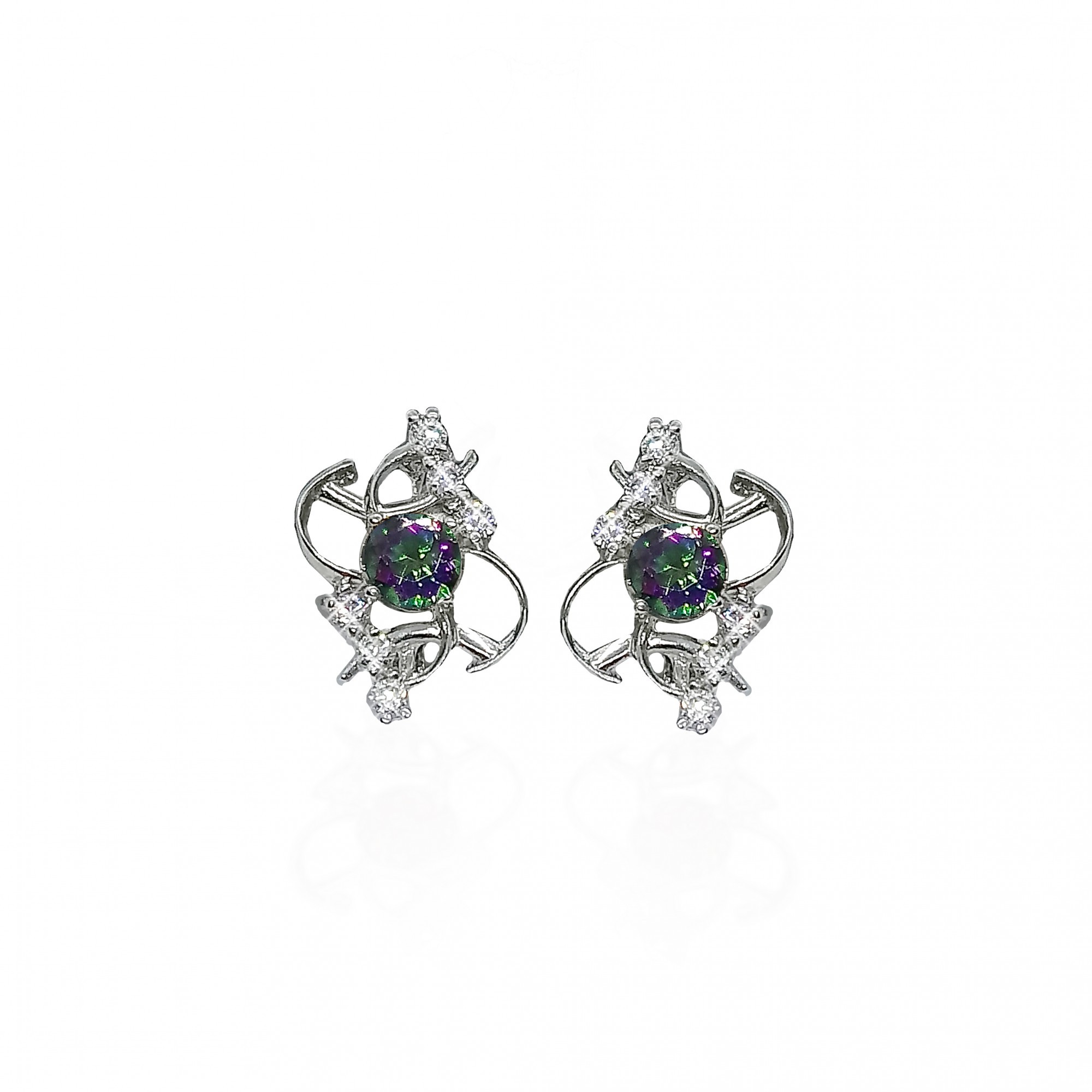 

Серьги из серебра с топазами мистик 40236р