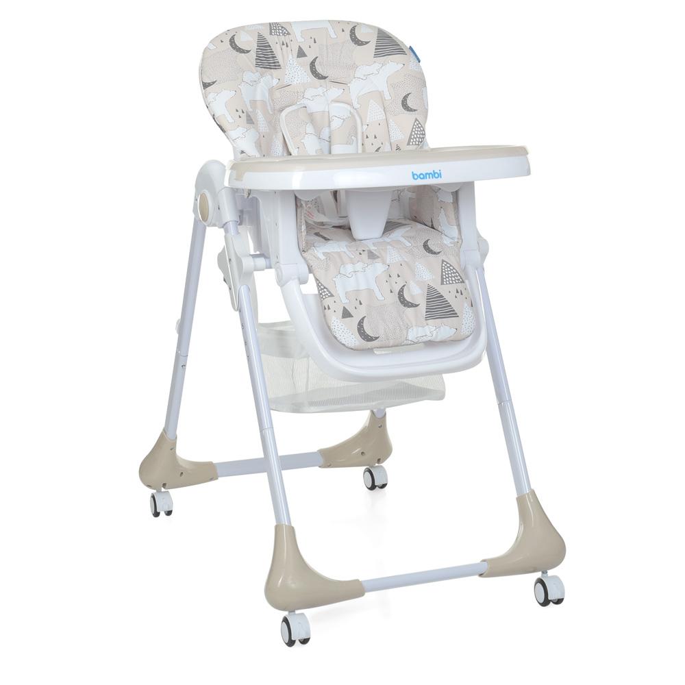 

Стульчик для кормления Bambi Mommy Bear Beige M 3233 бежевый