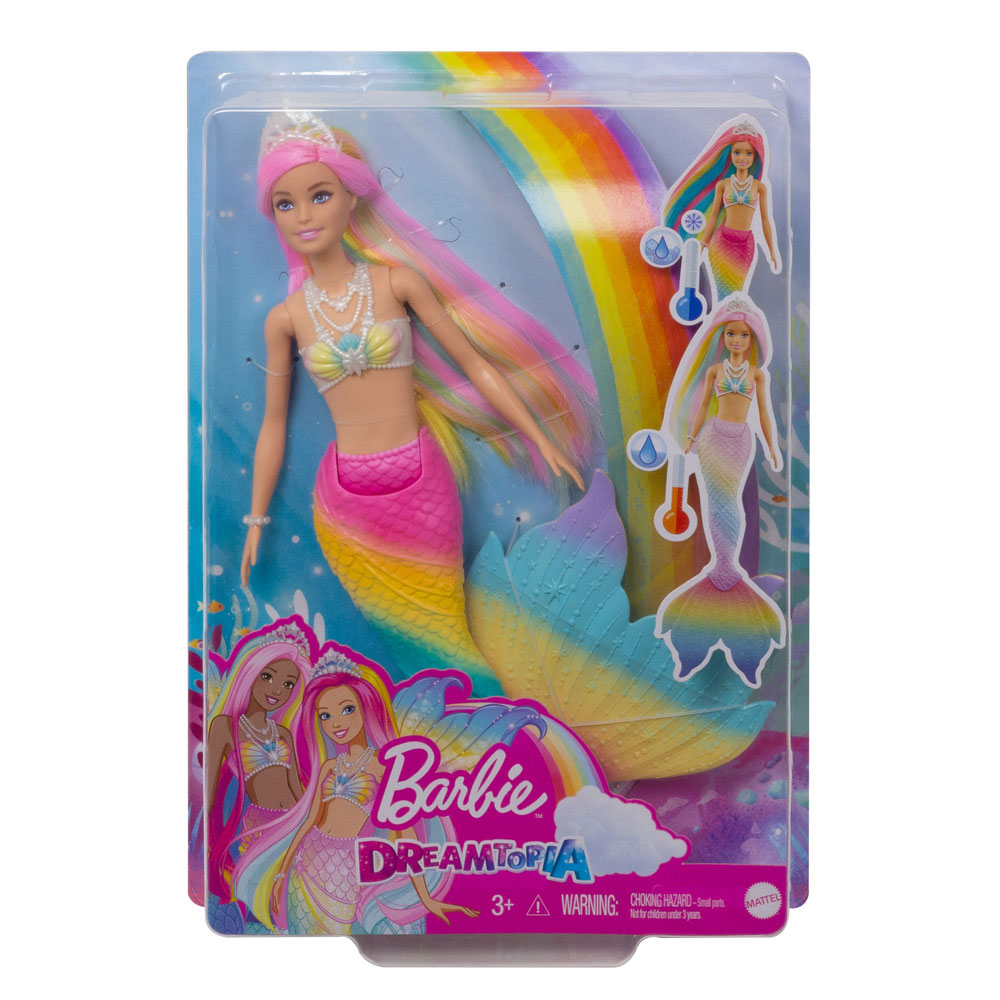

Лялька-русалка "Кольорова гра" серії Дрімтопія Barbie GTF89