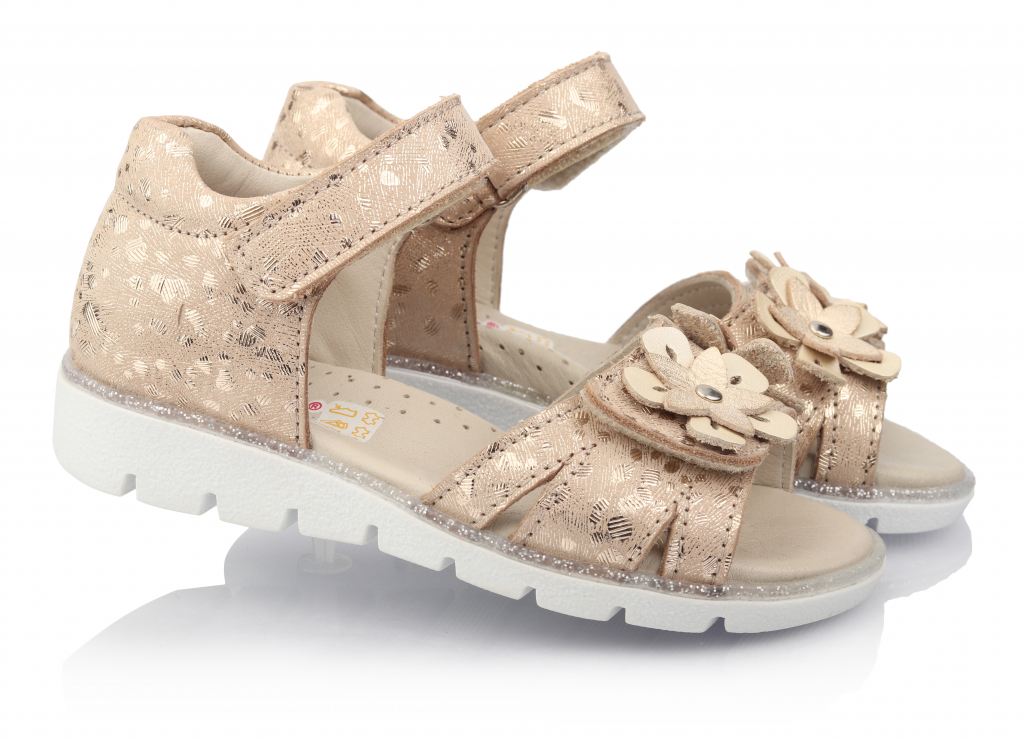 

Сандалии TOPITOP 2364 для девочек золотистые. Размер 23