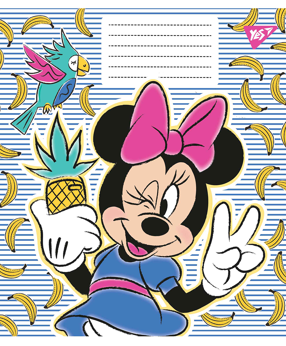 

Набор тетрадей ученических YES Minnie fun А5 12 листов в клетку 25 шт (765570)