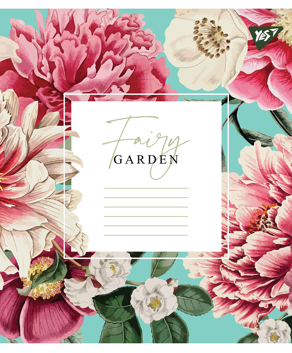 

Набор тетрадей ученических YES Fairy garden А5 18 листов в клетку 25 шт (765511)
