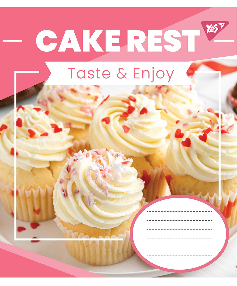 

Набор тетрадей ученических YES Cake rest А5 24 листа в линейку 20 шт (765533)