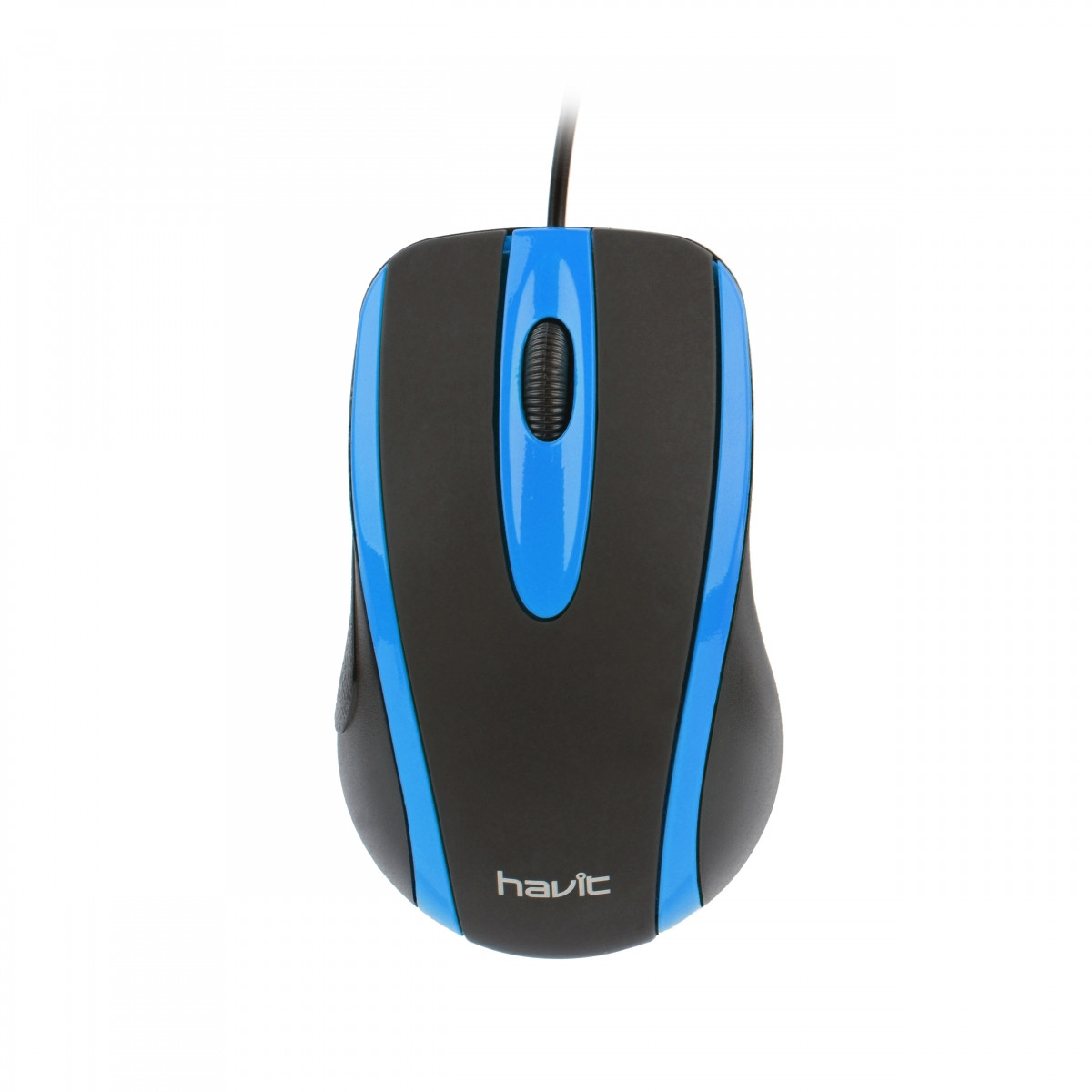 

Проводная мышь HAVIT MS753 USB, (1000 dpi, 1,35 м) blue