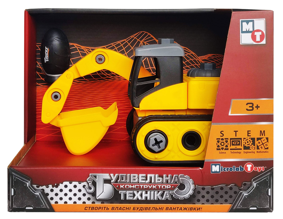 

Конструктор Будівельна техніка – Екскаватор Microlab Toys