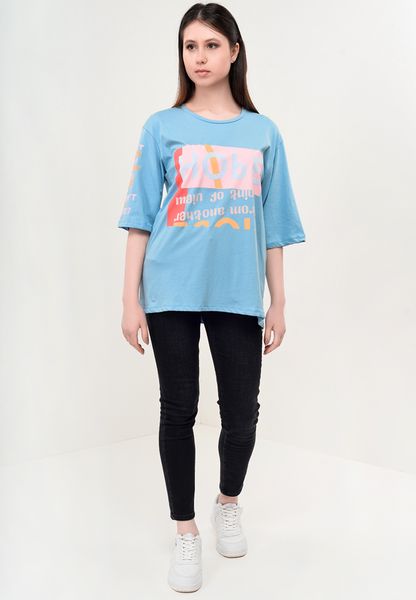 

Футболка NOA noa 7912-OV S/M Блакитний