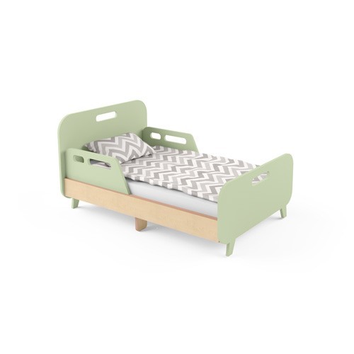 

Детская раздвижная кровать Indigo Wood Slide Hippo зеленая (41400)