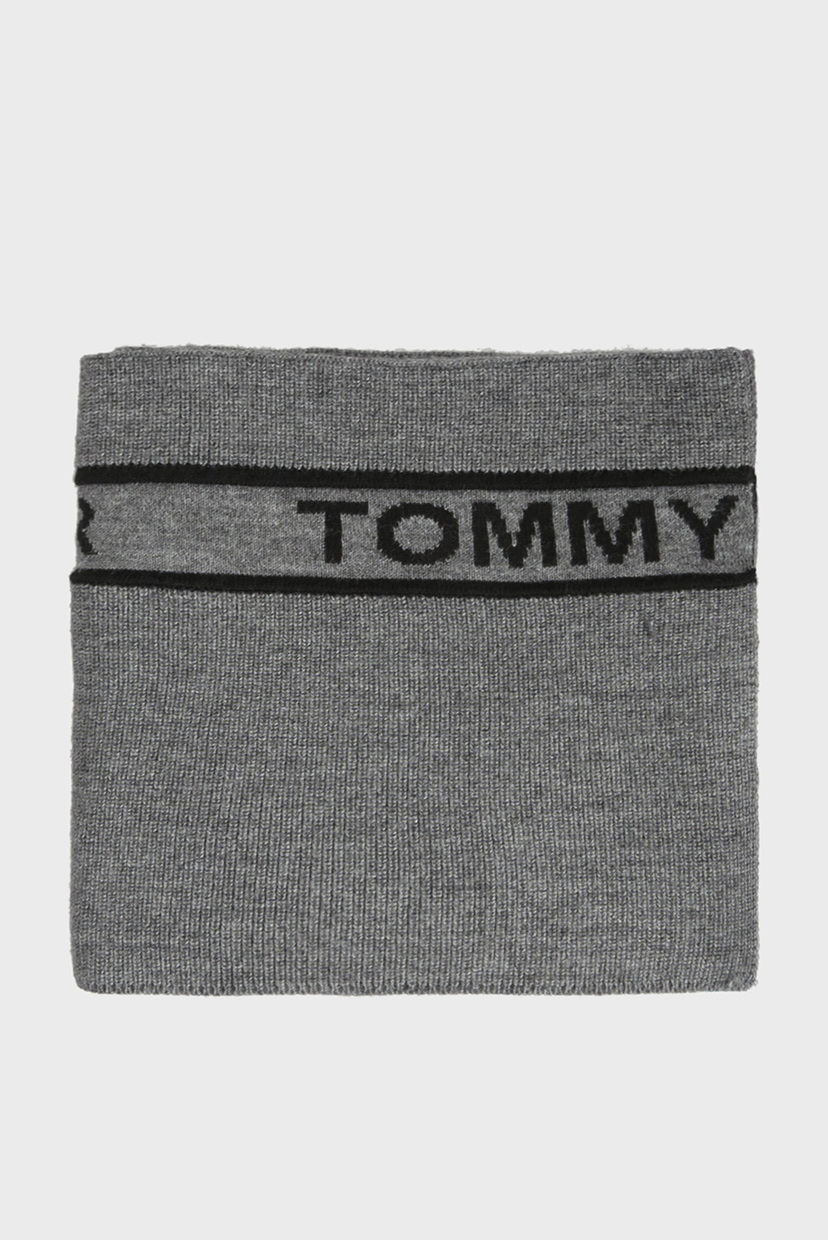 

Мужской темно-серый шарф SELVEDGE Tommy Hilfiger OS AM0AM04032