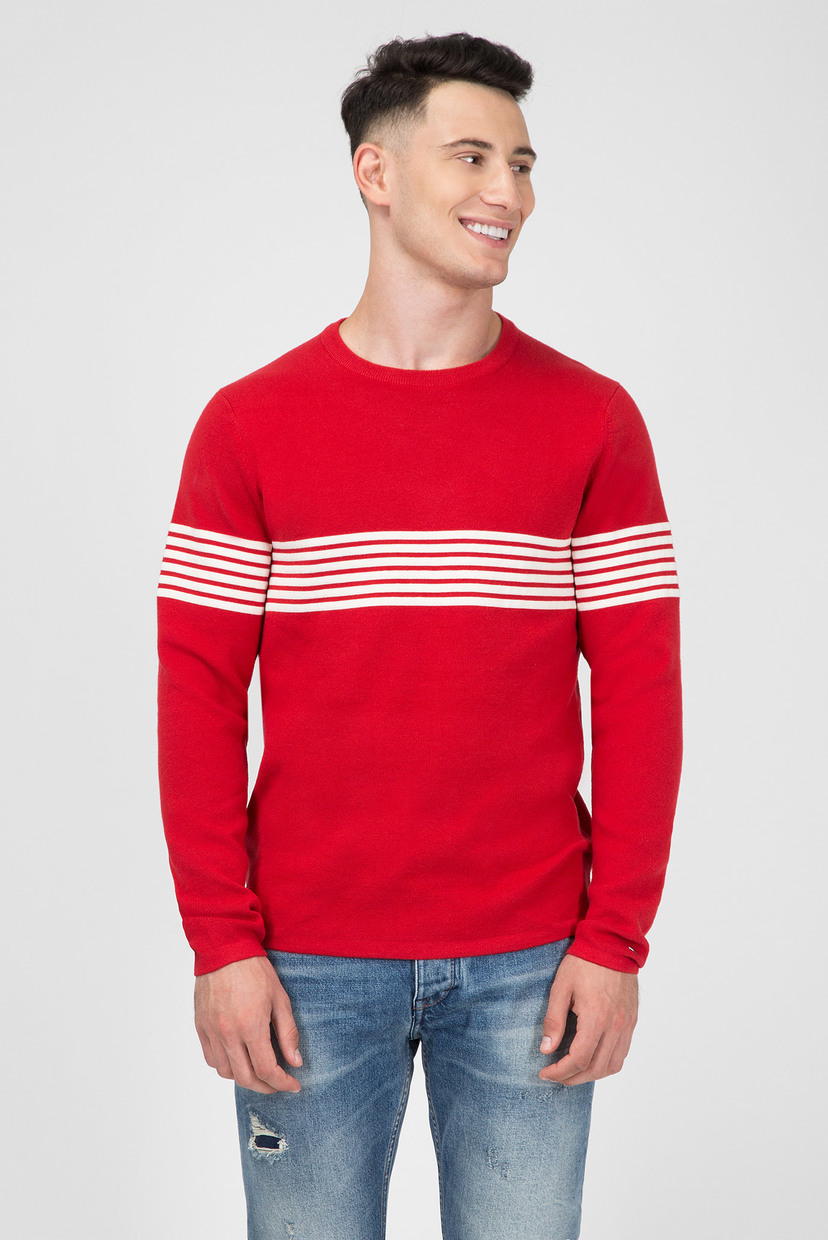 

Мужской красный джемпер Tommy Hilfiger XXL MW0MW07851