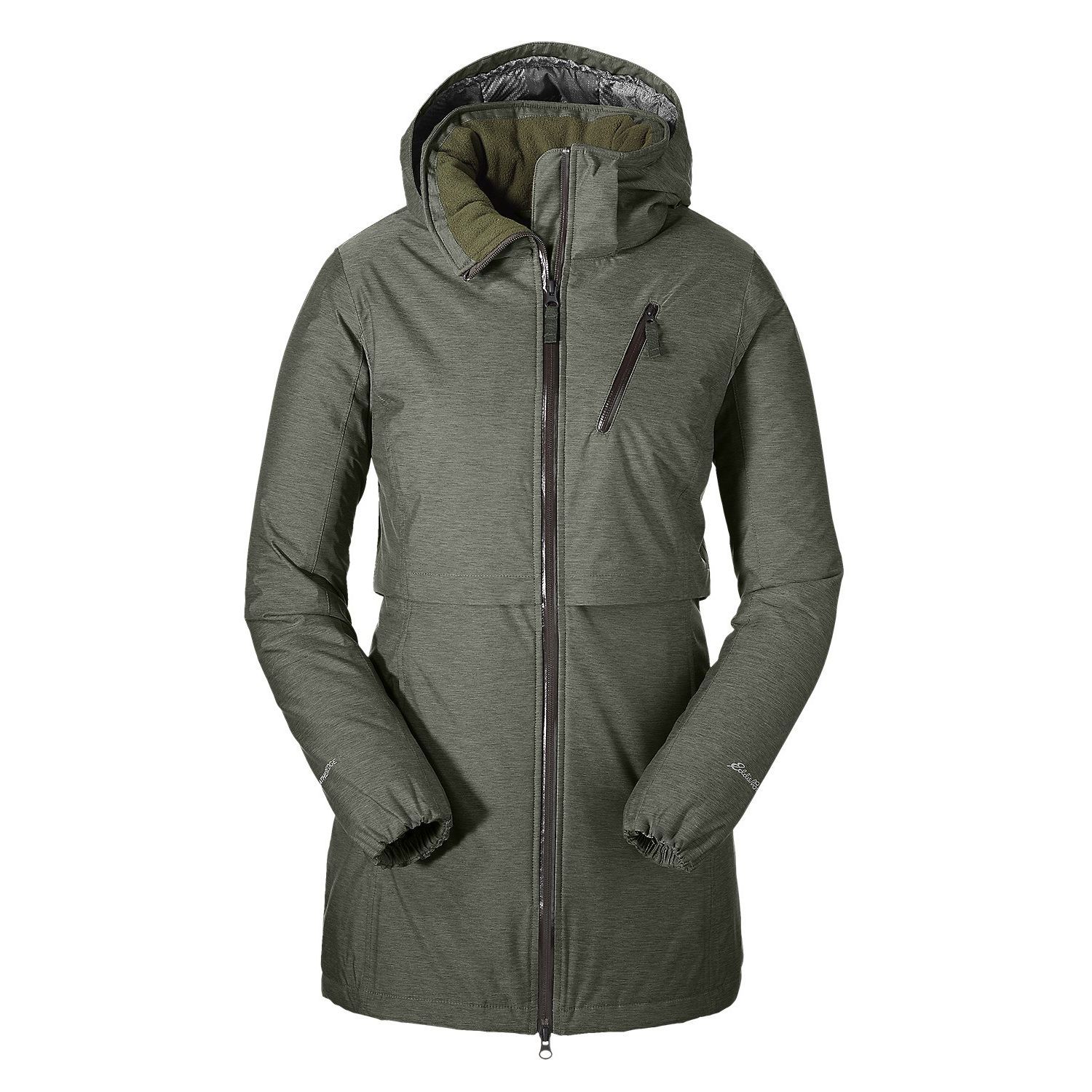 

Куртка Eddie Bauer Womens Eastbridge Parka DK LODEN L Хаки