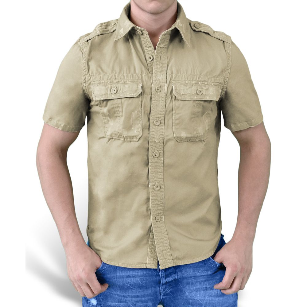 

Рубашка Surplus Raw Vintage Shirt Beige  Бежевый (06-3590-74, Рубашка Surplus Raw Vintage Shirt Beige S Бежевый (06-3590-74)