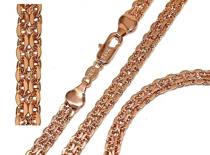 

Набор TSATSA "Бисмарк" 4 мм. цепочка 57 см. и браслет 20 см. Медицинское золото Позолота РО мцб-003