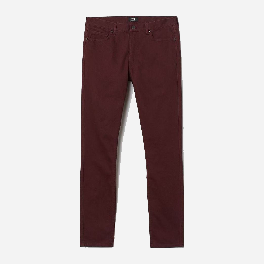 

Джинсы H&M 60732188 33 Бордовые