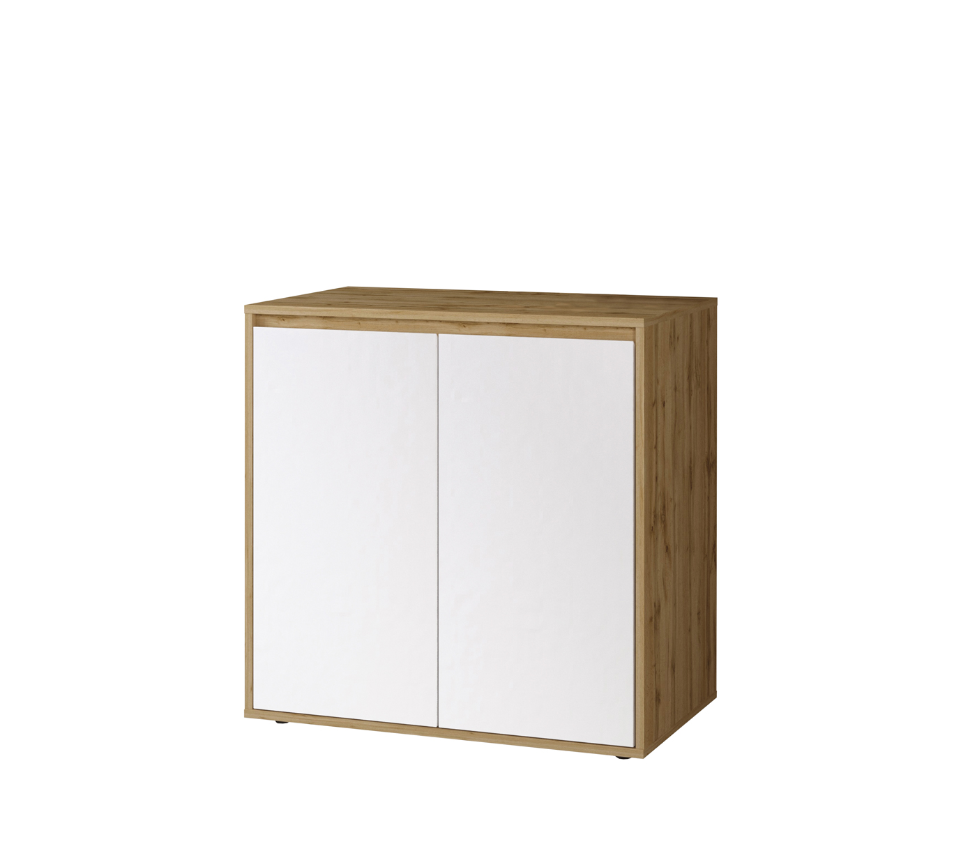 

Комод Сокме Нітро Софт 2Д 80×80×40 дуб вотан/білий