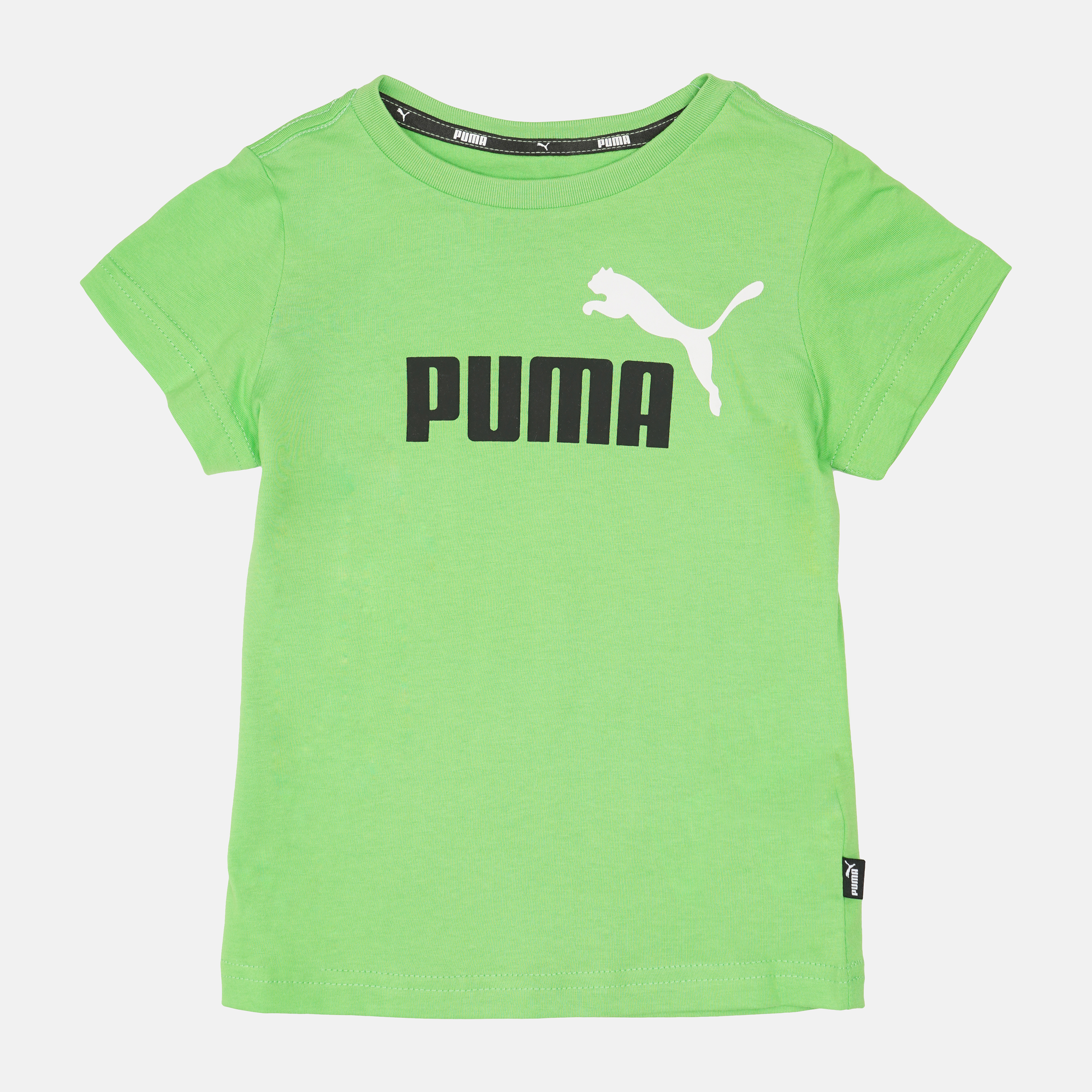 

Футболка детская Puma ESS+ 2 Col Logo Tee 58698546 104 см Green Flash