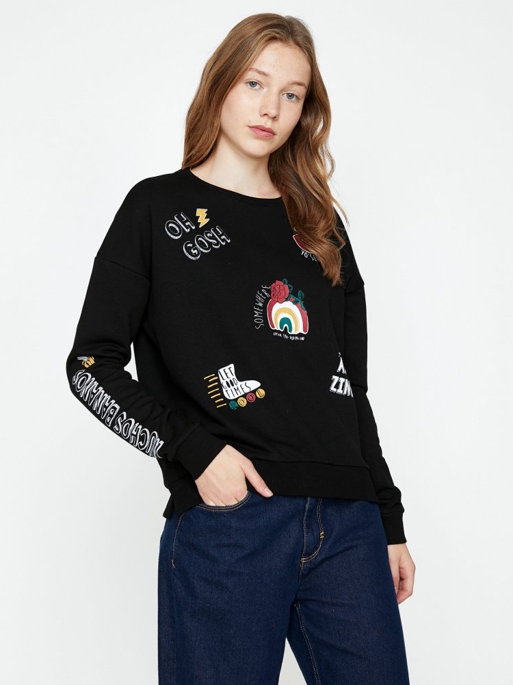 

Свитшот Koton 9KAL11127OK-999 XS Black