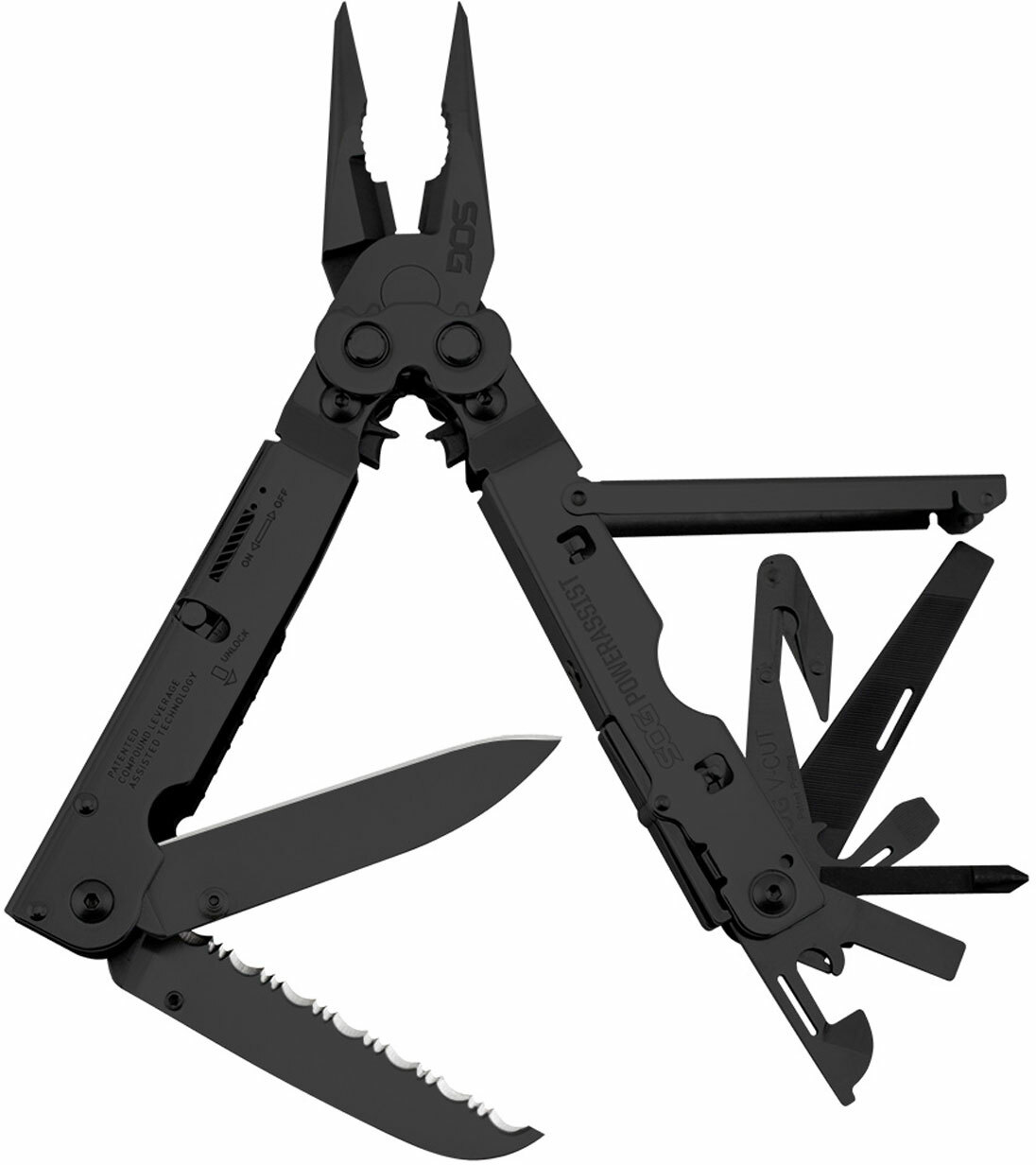 

Мультитул SOG PowerAssist BlackOx Nylon (B66N-CP)