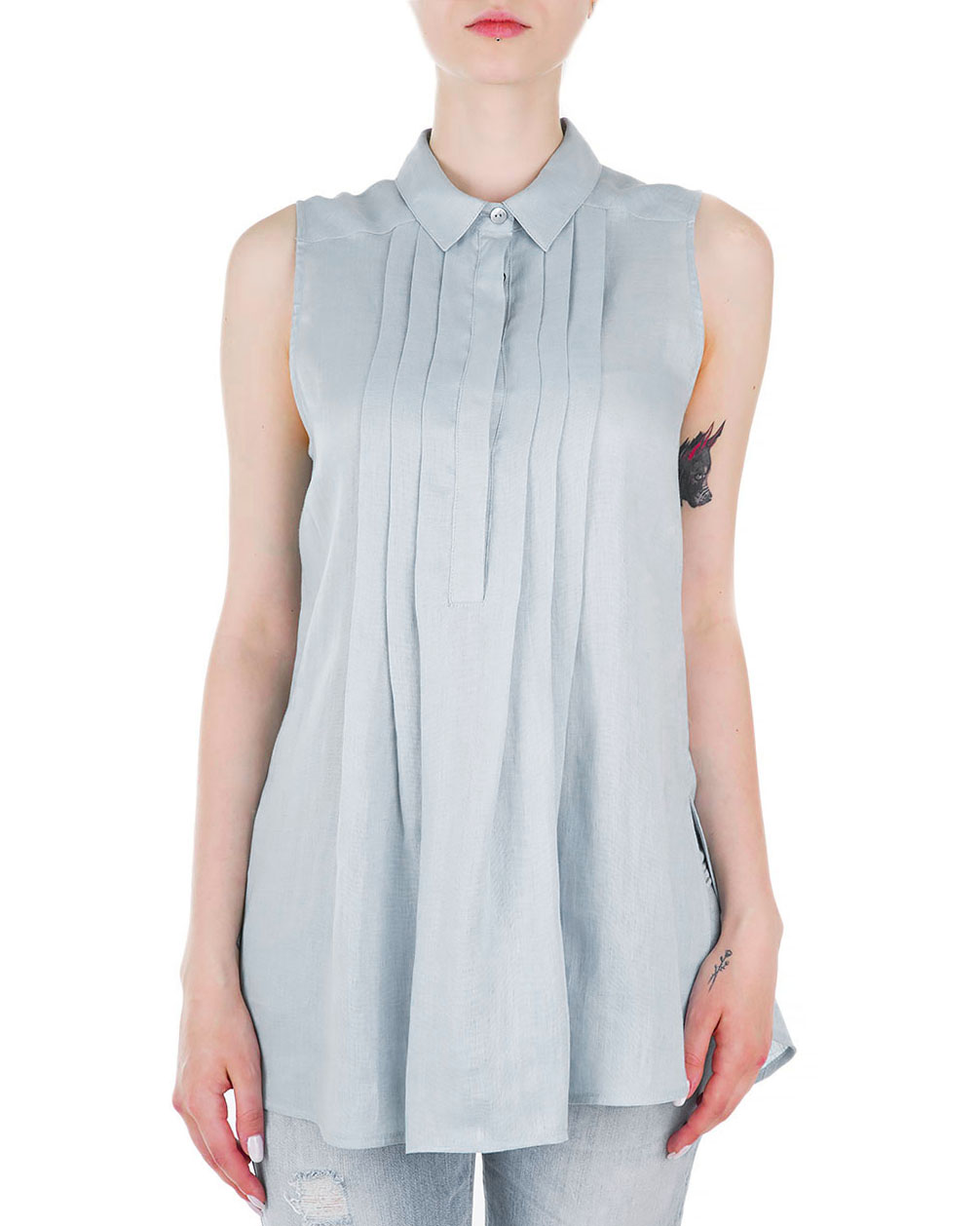 

Блуза жіноча EMPORIO ARMANI (WNK26 T-WMO57/82) Блакитний, Блуза жіноча EMPORIO ARMANI (WNK26 T-WMO57/82) Блакитний 40