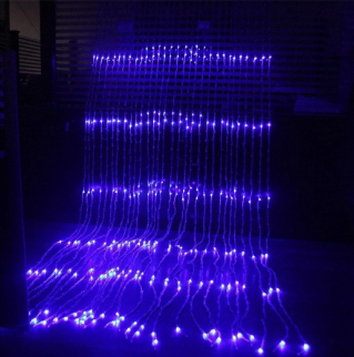 

Xmas гирлянда LED (Водопад 3M*2M) 400-B-2 Синий