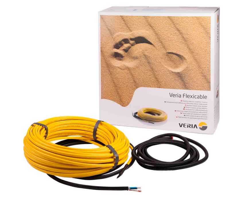 

Нагревательный кабель Veria Flexicable 20W 5 м.кв - 800 Вт - 40м