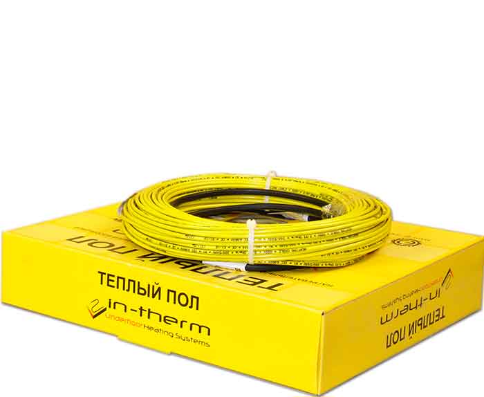 

Тонкий кабель под плитку In-Therm ADSV-20 2.1 м.кв - 350 Вт - 17м