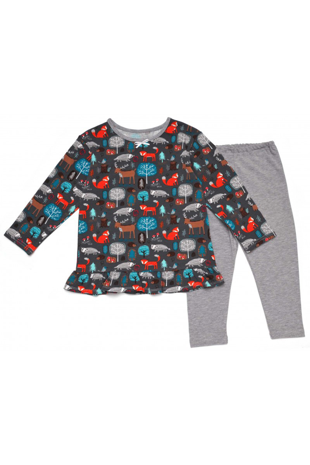 

Піжама для дівчинки Соня 6296.6297.6298.6299.6300 116 сірий (48845)