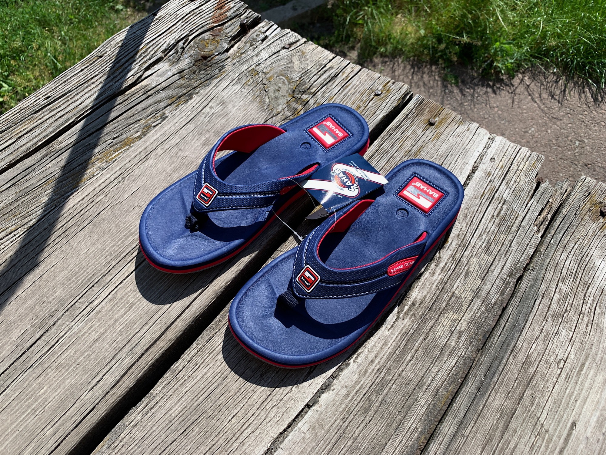 

Вьетнамки SAHAB SH 20-067M 46 Navy-Red синие с красным