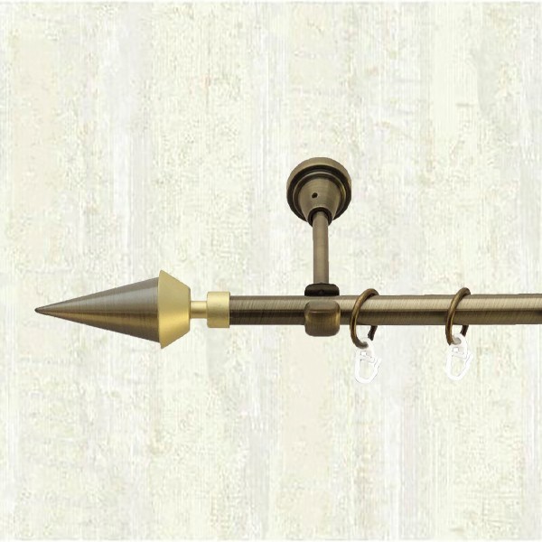 

Карниз металевий Orvit Спис однорядний 16мм відкритий 300см антик