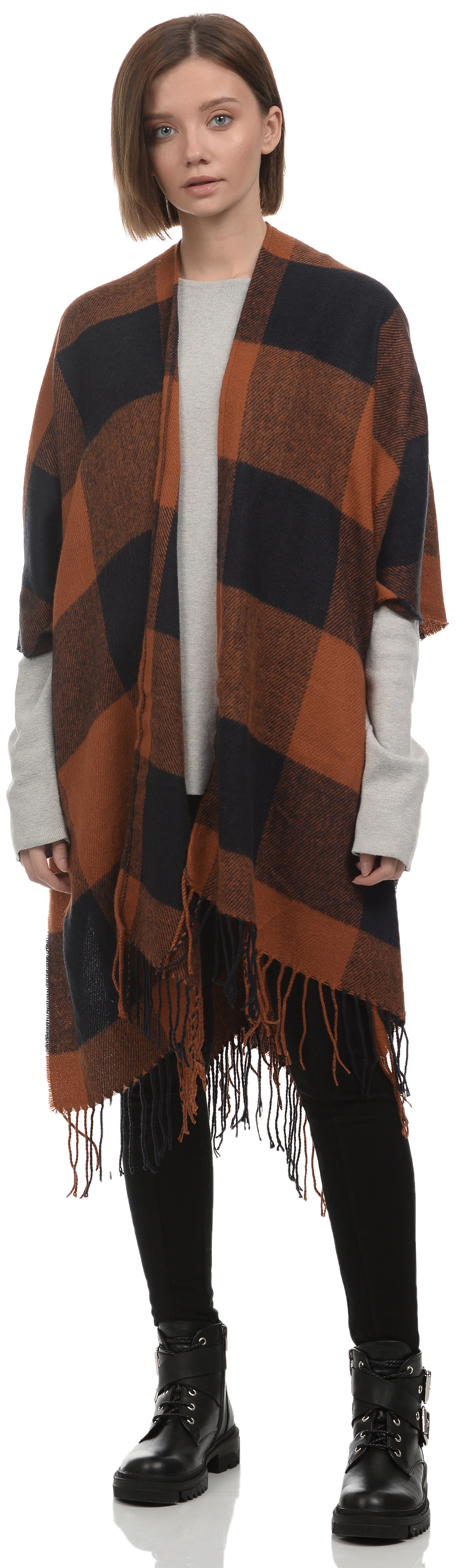 

Пончо Tom Tailor tt05500051 One Size Коричневое
