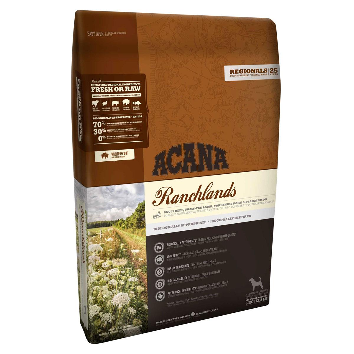 

Сухой корм для собак Acana Ranchlands , 2 кг
