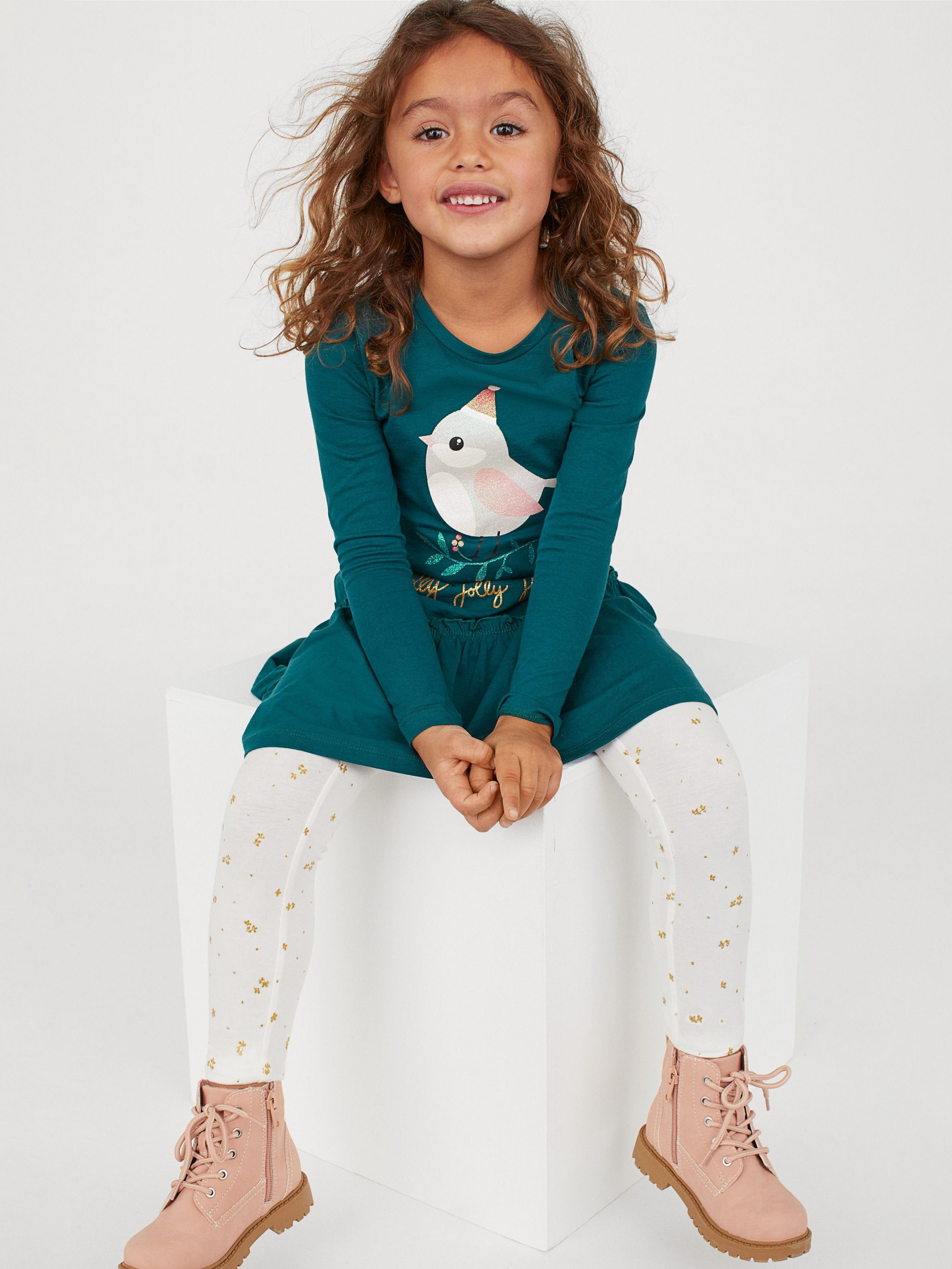 

Лосины H&M 0761920 98-104 см Белые
