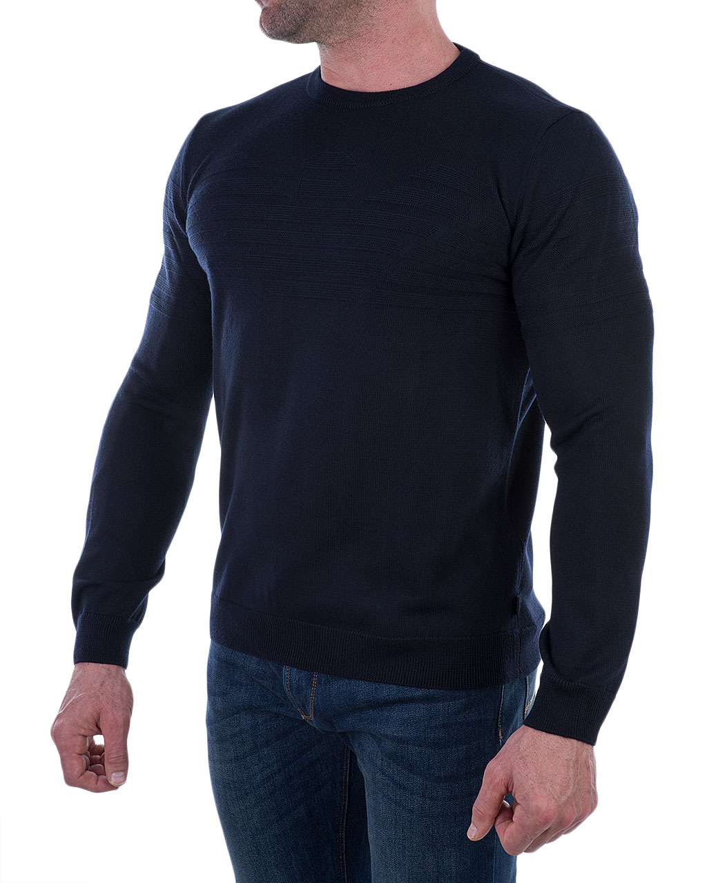 

Джемпер чоловічий EMPORIO ARMANI (6Z1MYA-1M2AZ-0922/8-91) Синій XXL