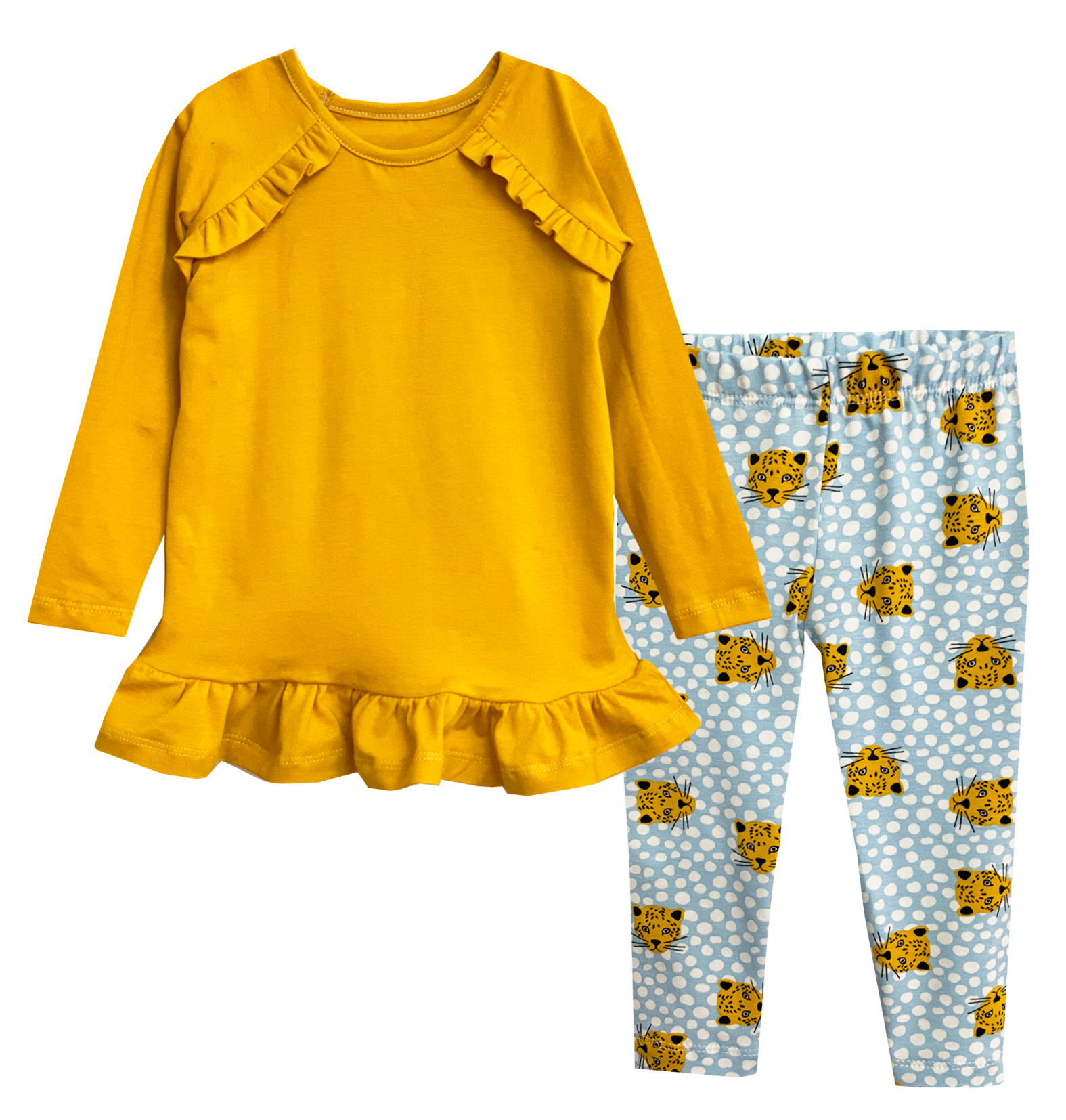 

Комплект для девочки Morekids -104 Реглан и лосины полнлстью запринтованы (8704-104)