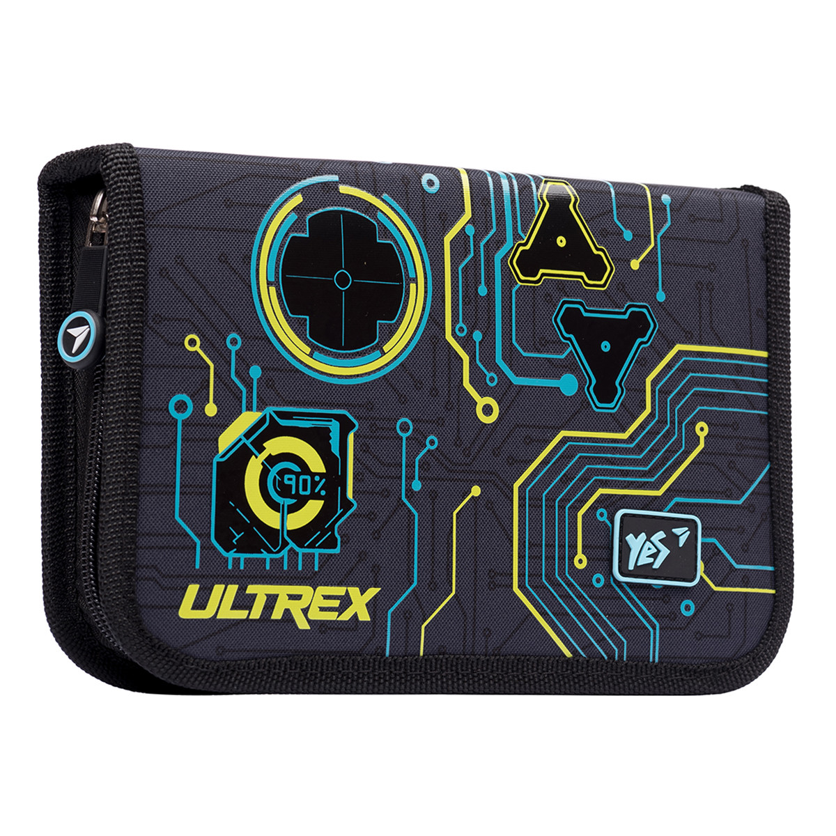 

Пенал-книжка твердый YES одинарный с клапаном HP-03 Ultrex черный (533063)