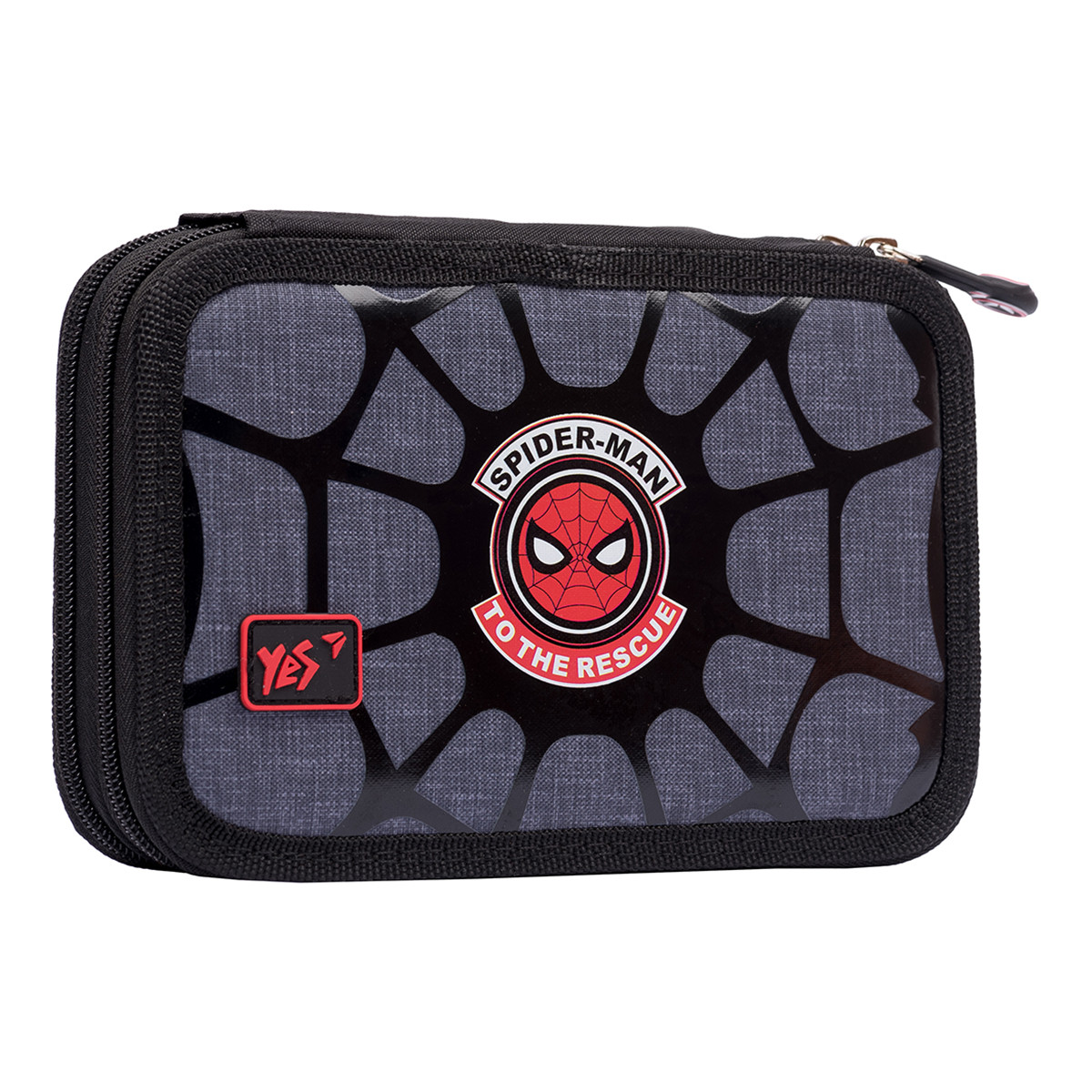 

Пенал-книжка твердый YES двойной HP-01 Marvel.Spider-Man серый (533086)